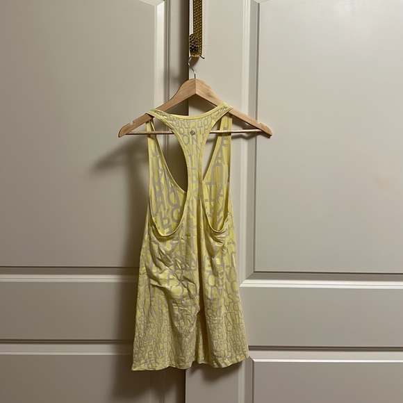 Lululemon Tank Yellow Size 8 - Picture 3 of 4